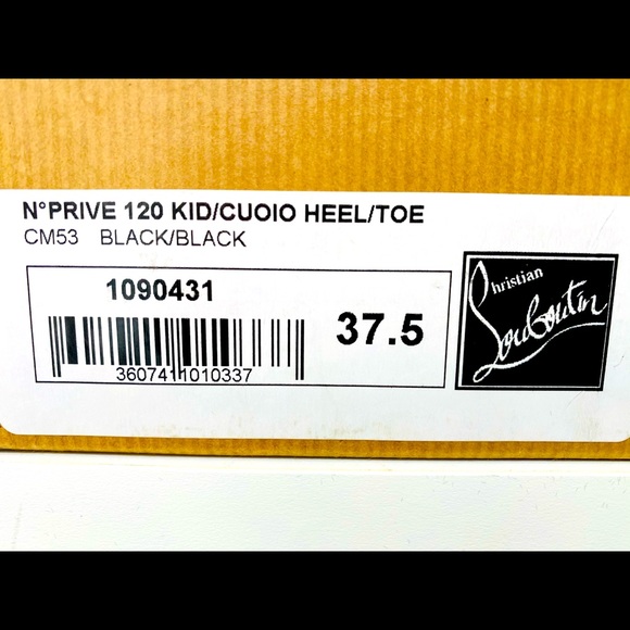 Christian Louboutin Very Prive 120 KID Peeptoe - Picture 9 of 9